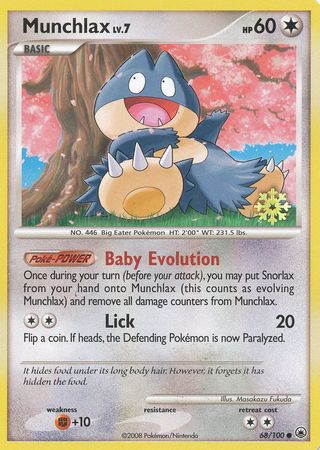 Munchlax (68/100) [Countdown Calendar Promos] | The Time Vault CA