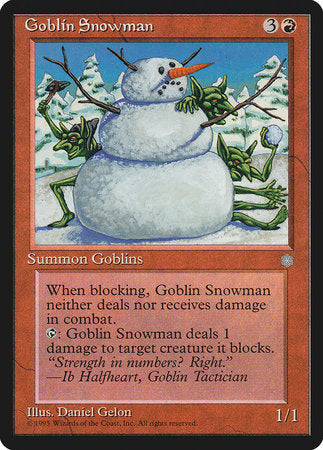 Goblin Snowman [Ice Age] | The Time Vault CA