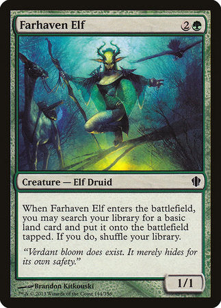 Farhaven Elf [Commander 2013] | The Time Vault CA