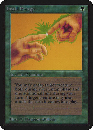 Instill Energy [Limited Edition Alpha] | The Time Vault CA