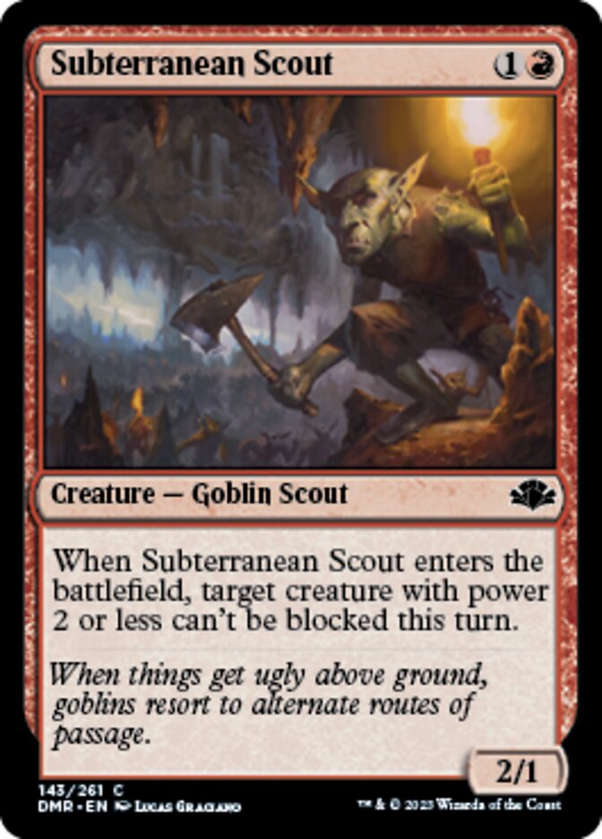 Subterranean Scout [Dominaria Remastered] | The Time Vault CA