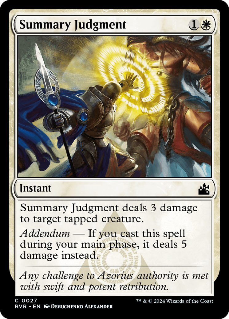 Summary Judgment [Ravnica Remastered] | The Time Vault CA