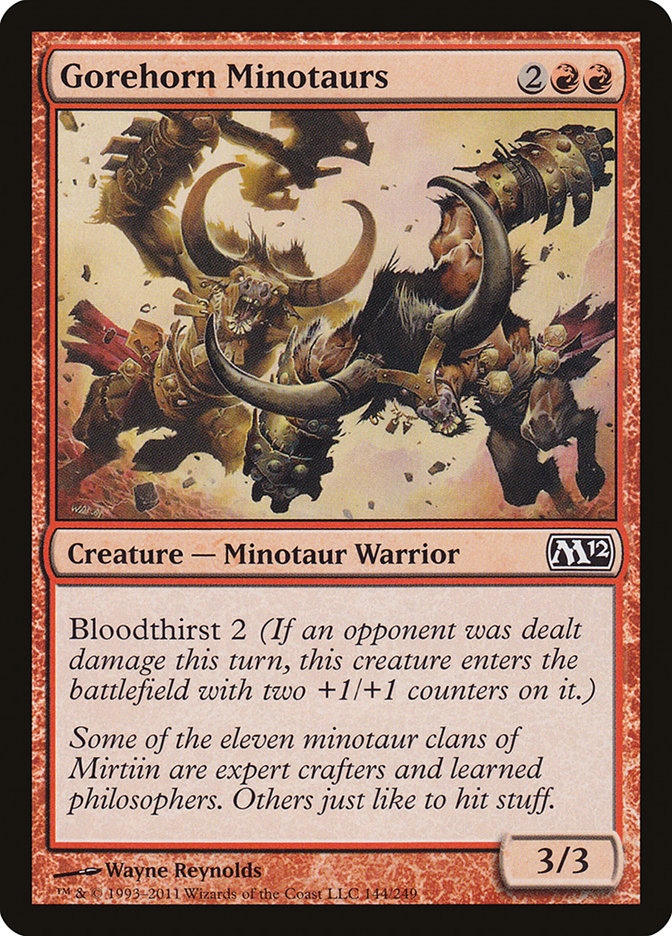 Gorehorn Minotaurs [Magic 2012] | The Time Vault CA