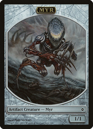 Myr Token [New Phyrexia Tokens] | The Time Vault CA