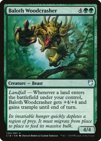 Baloth Woodcrasher [Commander 2018] | The Time Vault CA