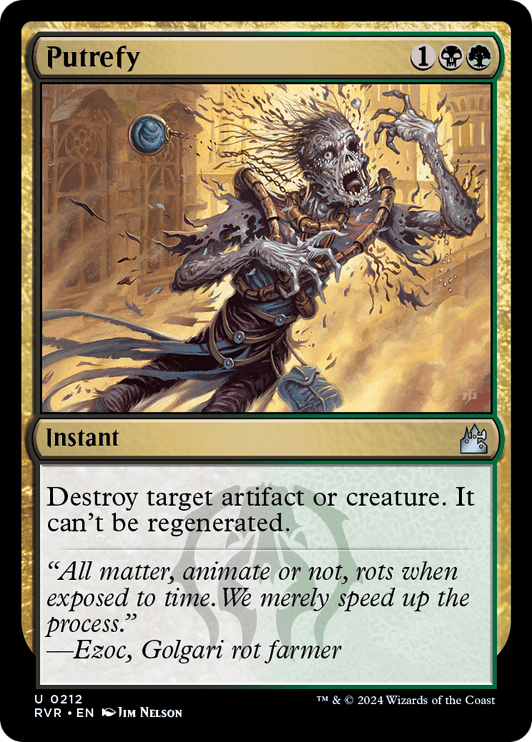 Putrefy [Ravnica Remastered] | The Time Vault CA