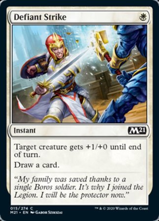 Defiant Strike [Core Set 2021] | The Time Vault CA