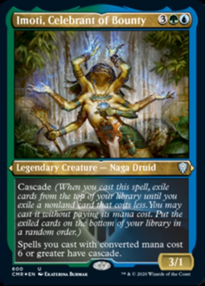 Imoti, Celebrant of the Bounty (Foil Etched) [Commander Legends] | The Time Vault CA