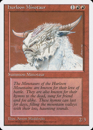 Hurloon Minotaur [Fourth Edition] | The Time Vault CA