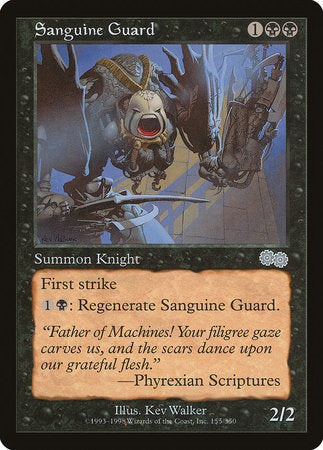 Sanguine Guard [Urza's Saga] | The Time Vault CA