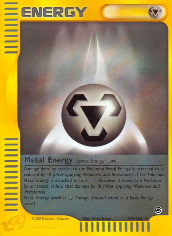 Metal Energy (159/165) [Expedition: Base Set] | The Time Vault CA