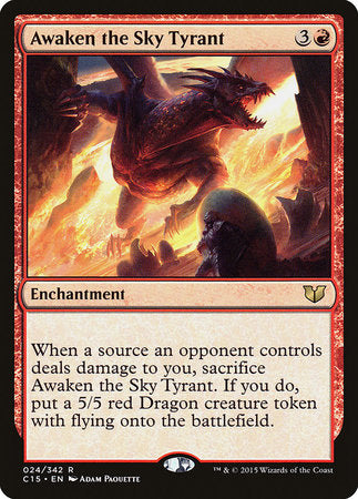 Awaken the Sky Tyrant [Commander 2015] | The Time Vault CA