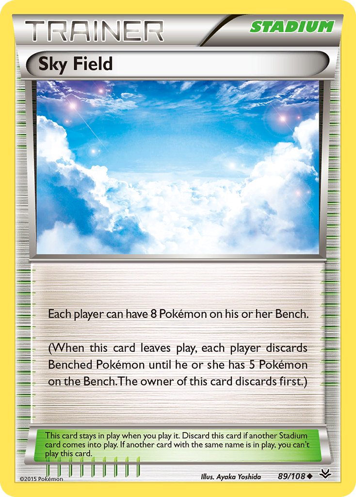 Sky Field (89/108) [XY: Roaring Skies] | The Time Vault CA