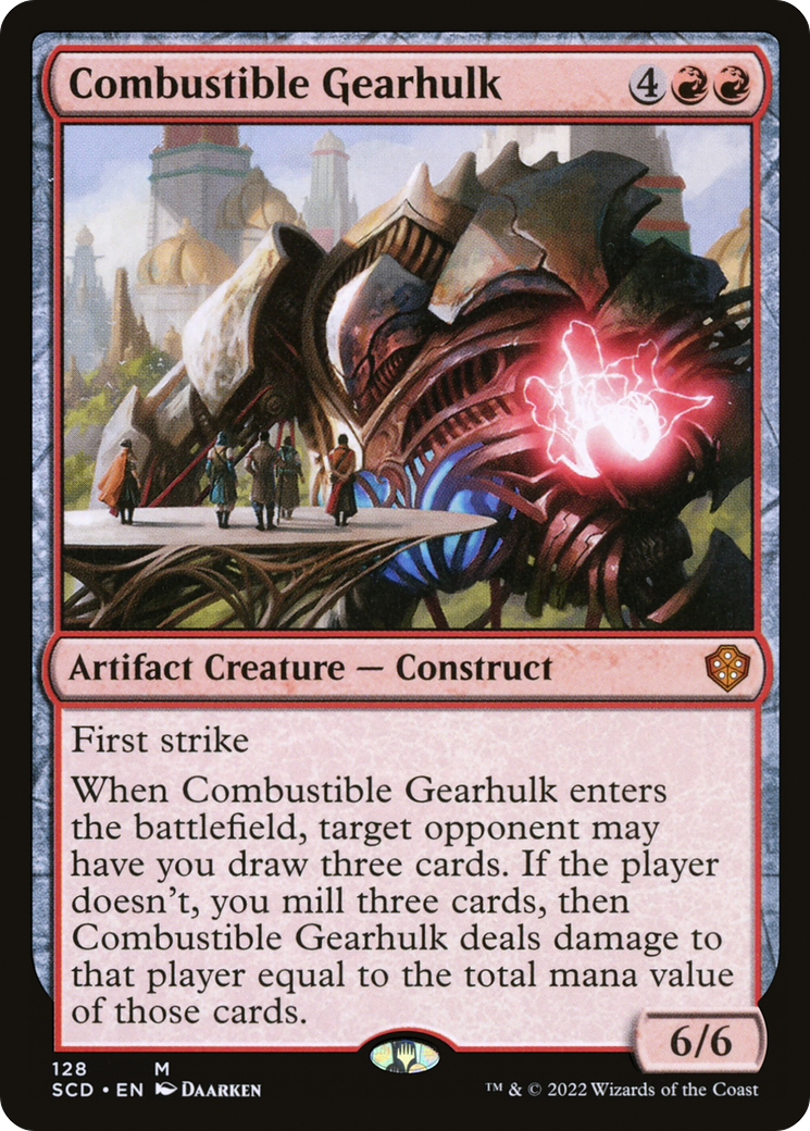 Combustible Gearhulk [Starter Commander Decks] | The Time Vault CA