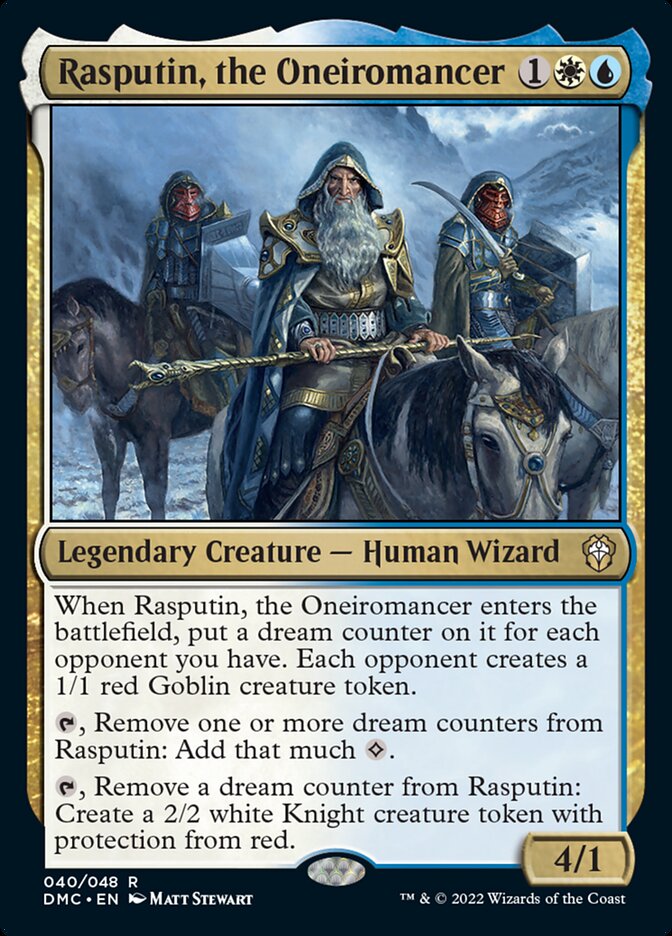 Rasputin, the Oneiromancer [Dominaria United Commander] | The Time Vault CA