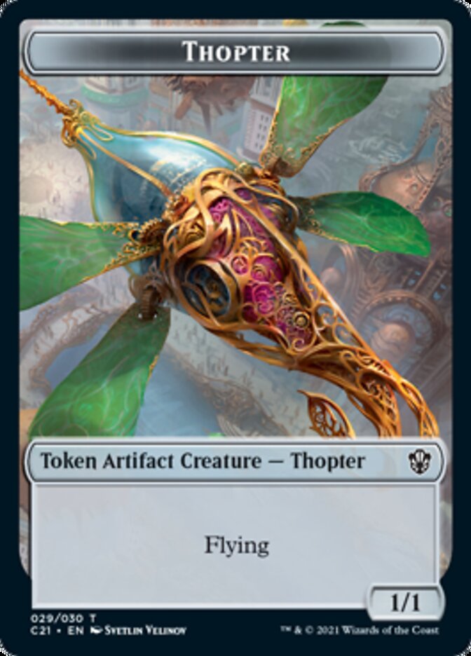 Golem (027) // Thopter Token [Commander 2021 Tokens] | The Time Vault CA