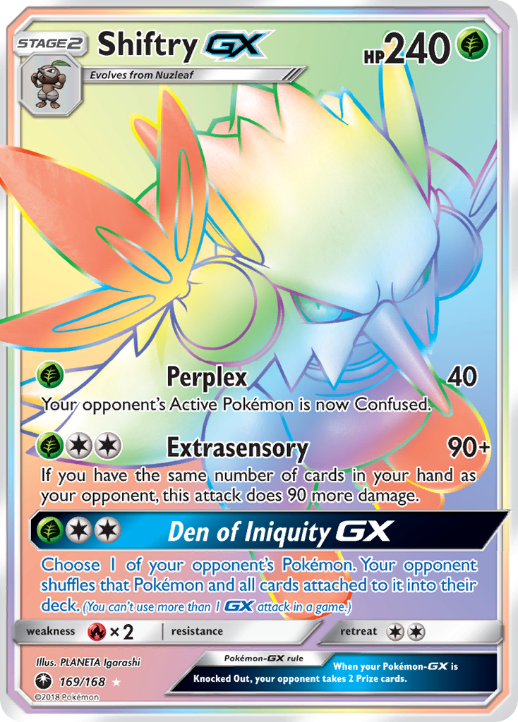 Shiftry GX (169/168) [Sun & Moon: Celestial Storm] | The Time Vault CA