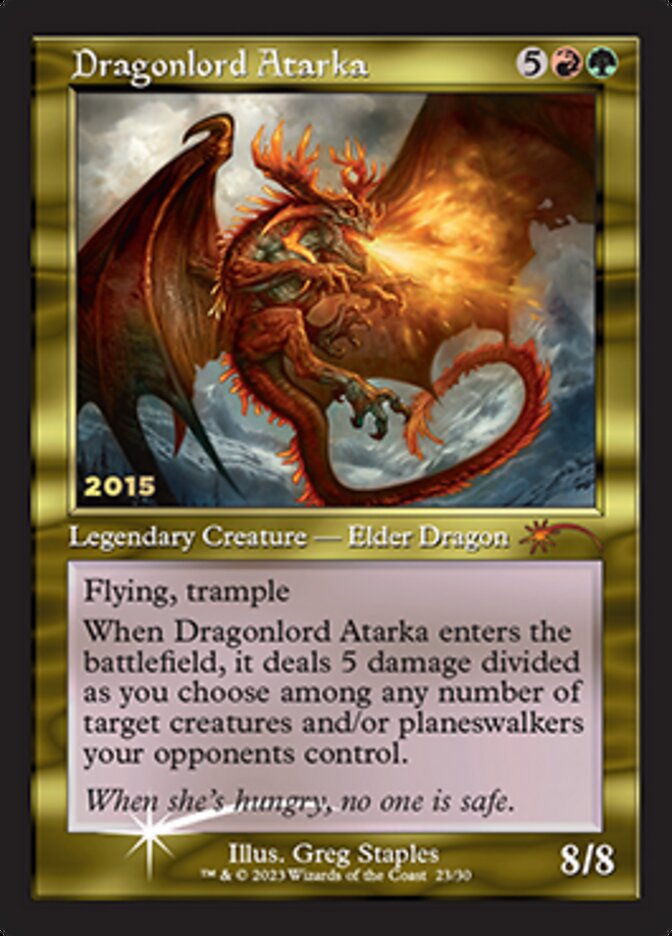 Dragonlord Atarka [30th Anniversary Promos] | The Time Vault CA