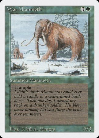 War Mammoth [Revised Edition] | The Time Vault CA