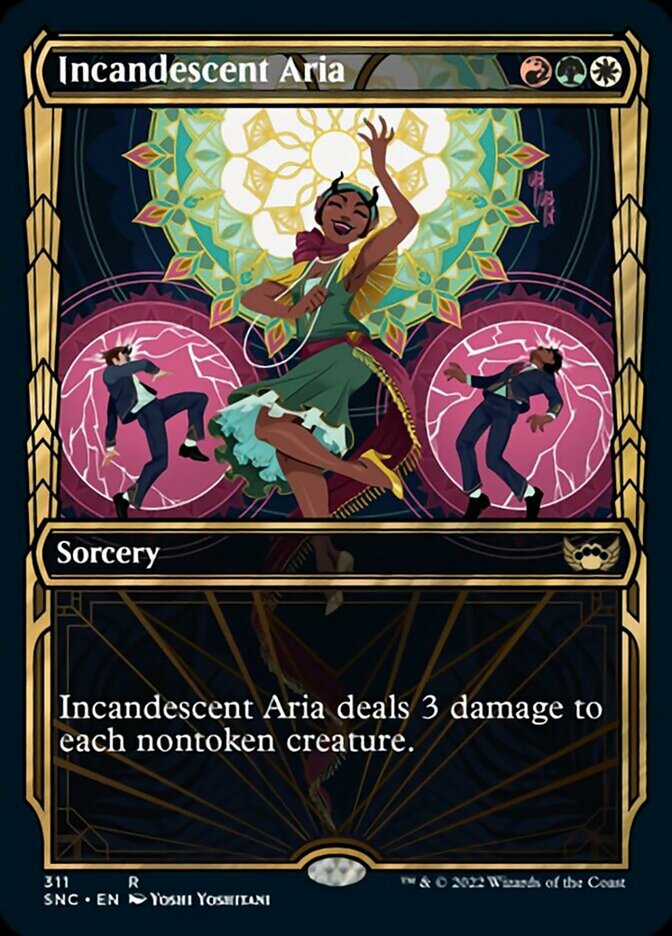 Incandescent Aria (Showcase Golden Age) [Streets of New Capenna] | The Time Vault CA