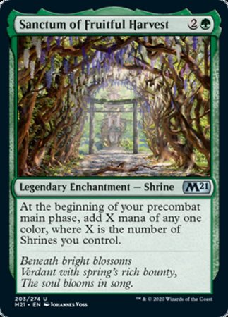 Sanctum of Fruitful Harvest [Core Set 2021] | The Time Vault CA