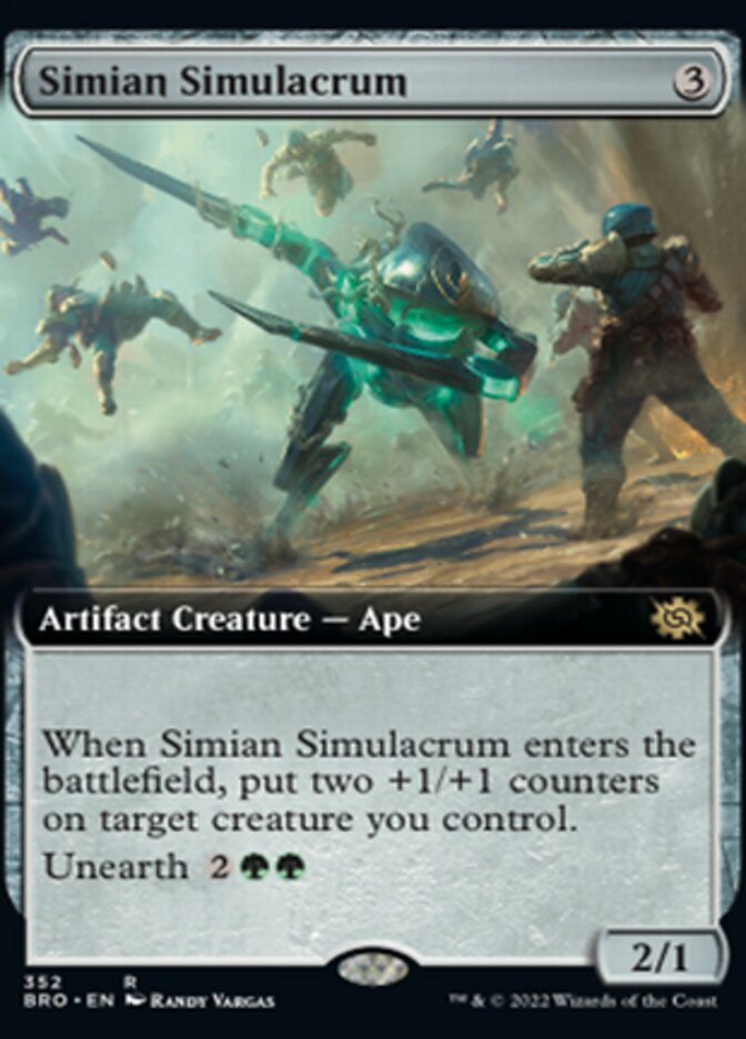Simian Simulacrum (Extended Art) [The Brothers' War] | The Time Vault CA