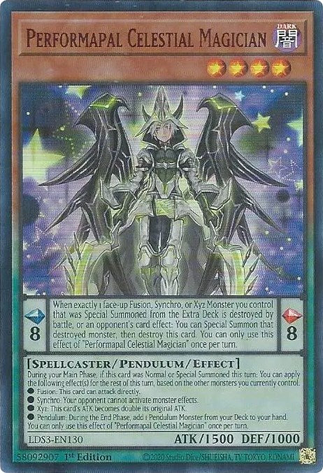 Performapal Celestial Magician (Red) [LDS3-EN130] Ultra Rare | The Time Vault CA