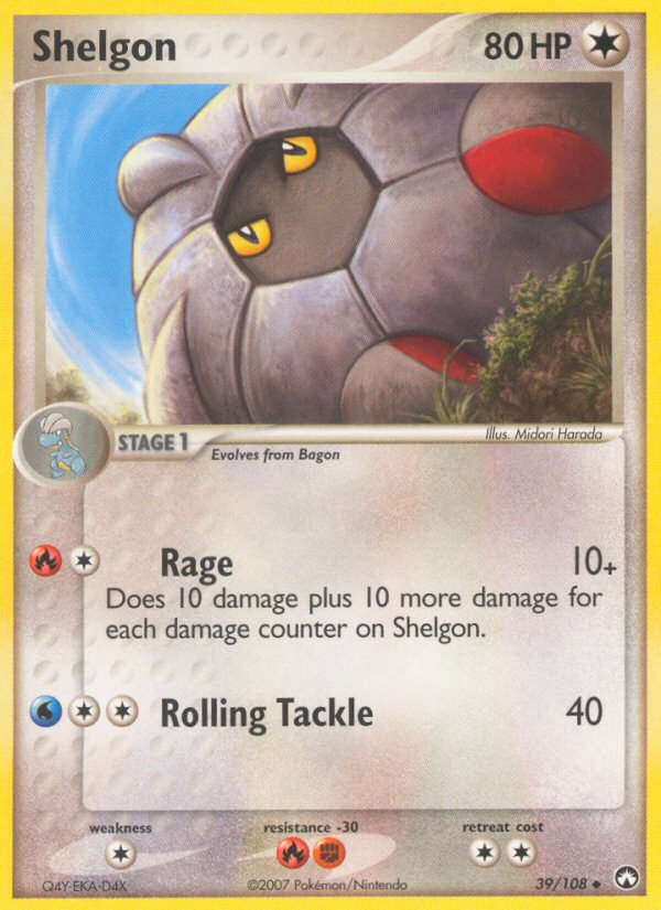 Shelgon (39/108) [EX: Power Keepers] | The Time Vault CA