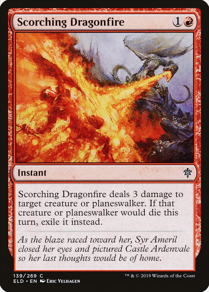 Scorching Dragonfire [Throne of Eldraine] | The Time Vault CA