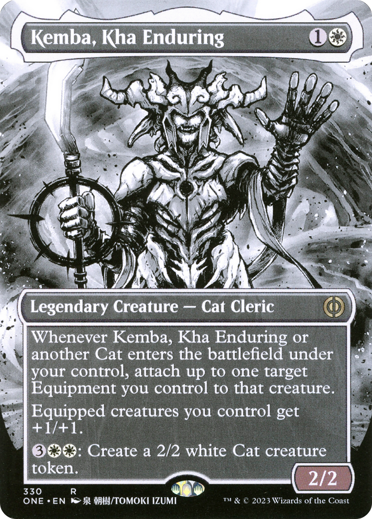 Kemba, Kha Enduring (Borderless Manga) [Phyrexia: All Will Be One] | The Time Vault CA