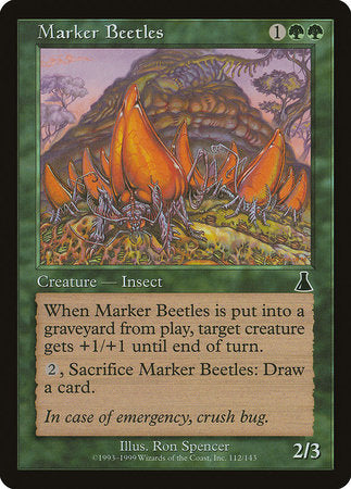 Marker Beetles [Urza's Destiny] | The Time Vault CA