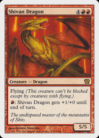 Shivan Dragon [Ninth Edition] | The Time Vault CA
