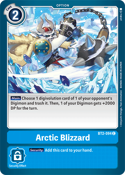 Arctic Blizzard [BT2-094] [Release Special Booster Ver.1.5] | The Time Vault CA