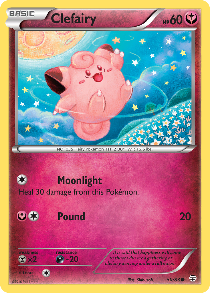 Clefairy (50/83) [XY: Generations] | The Time Vault CA