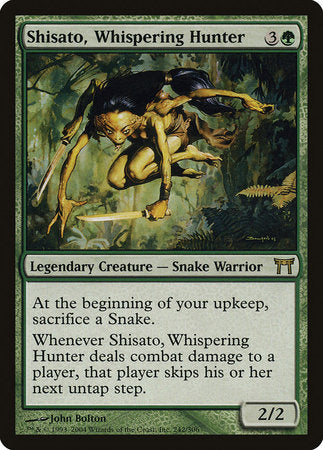 Shisato, Whispering Hunter [Champions of Kamigawa] | The Time Vault CA