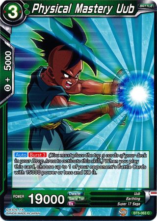 Physical Mastery Uub (BT5-063) [Miraculous Revival] | The Time Vault CA