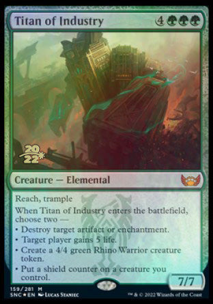 Titan of Industry [Streets of New Capenna Prerelease Promos] | The Time Vault CA