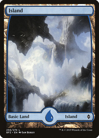 Island (256) - Full Art [Battle for Zendikar] | The Time Vault CA