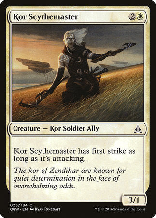 Kor Scythemaster [Oath of the Gatewatch] | The Time Vault CA