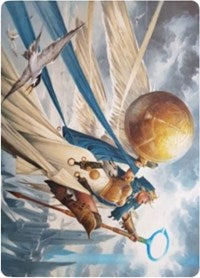 Linvala, Shield of Sea Gate Art Card [Zendikar Rising Art Series] | The Time Vault CA