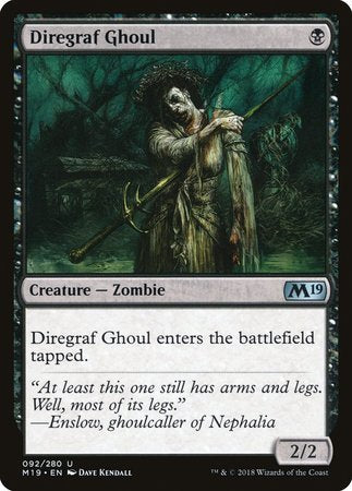 Diregraf Ghoul [Core Set 2019] | The Time Vault CA