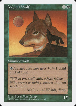 Wyluli Wolf [Fifth Edition] | The Time Vault CA