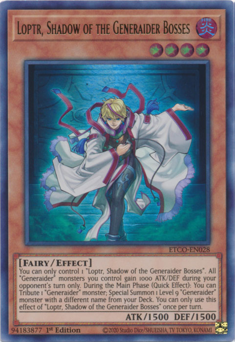 Loptr, Shadow of the Generaider Bosses [ETCO-EN028] Ultra Rare | The Time Vault CA