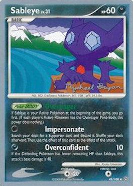 Sableye LV.31 (48/100) (Happy Luck - Mychael Bryan) [World Championships 2010] | The Time Vault CA