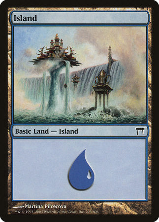 Island (293) [Champions of Kamigawa] | The Time Vault CA