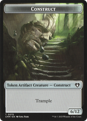 City's Blessing // Construct (0075) Double-Sided Token [Commander Masters Tokens] | The Time Vault CA