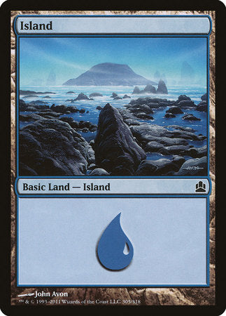 Island (305) [Commander 2011] | The Time Vault CA