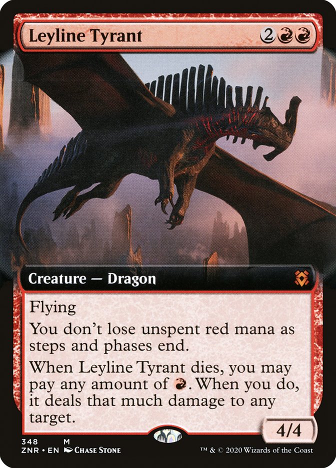 Leyline Tyrant (Extended Art) [Zendikar Rising] | The Time Vault CA