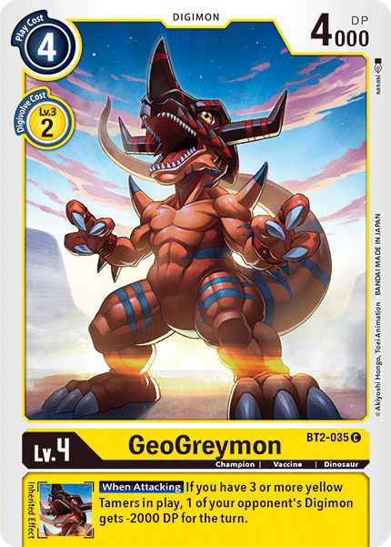 GeoGreymon [BT2-035] [Release Special Booster Ver.1.5] | The Time Vault CA