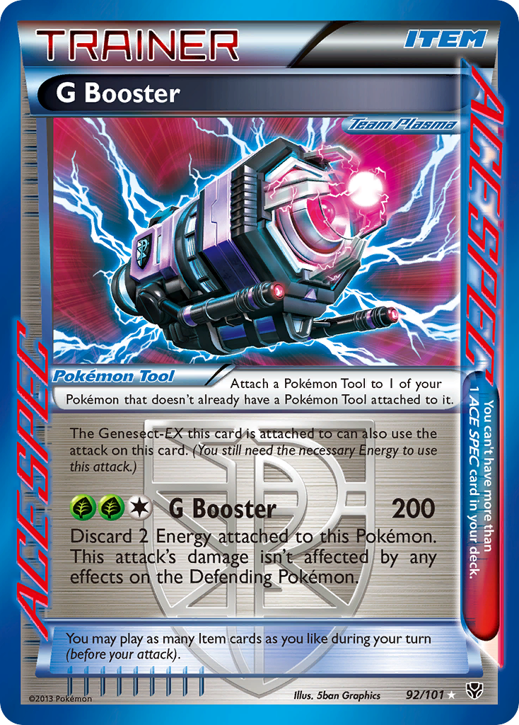 G Booster (92/101) [Black & White: Plasma Blast] | The Time Vault CA